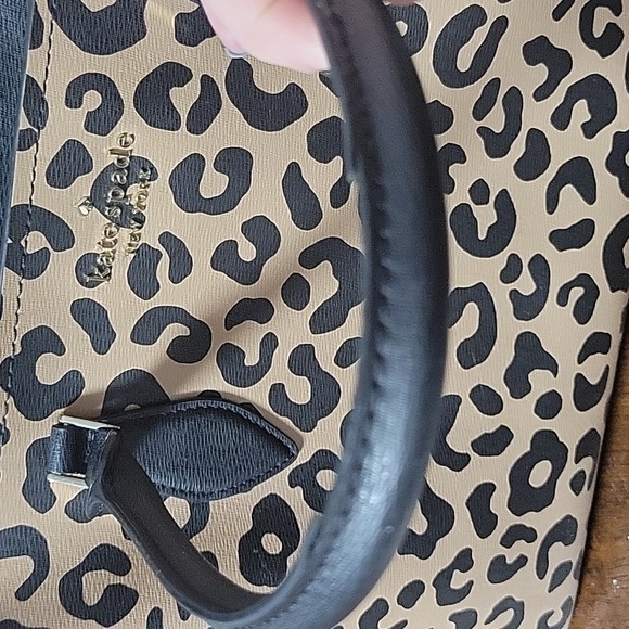 Kate spade leopard darcy satchel - Picture 7 of 8